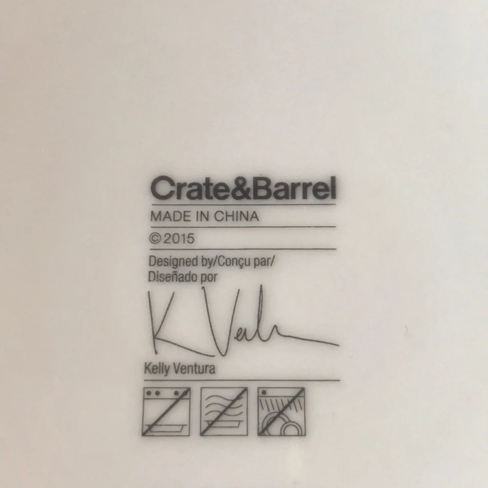 Crate & Barrel + Kelly Ventura Christmas Platter